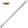 ΣΤΥΛΟ BIC CRISTAL CELEBRATE SILVER medium ΜΑΥΡΗ ΜΕΛΑΝΗ ΜΥΤΗ 1.00mm