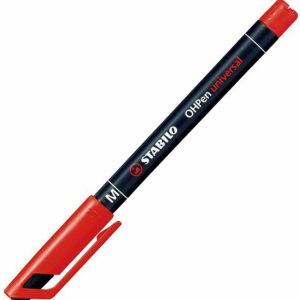 STABILO ΜΑΡΚΑΔΟΡΑΚΙ ΑΝΕΞΙΤΗΛΟ HOPEN UNIVERSAL M 1MM ΚΟΚΚΙΝΟΣ 843/40