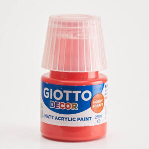 GIOTTO - ΑΚΡΥΛΙΚΟ ΧΡΩΜΑ DECOR MATT 25ml CARMINE RED 44104907k