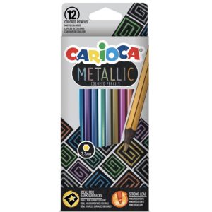 CARIOCA - ΞΥΛΟΜΠΟΓΙΕΣ METALLIC PENCILS 12PCS 43164