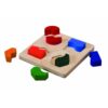 PLAN TOYS - WOODEN GAME SHAPE MATCHING BOARD