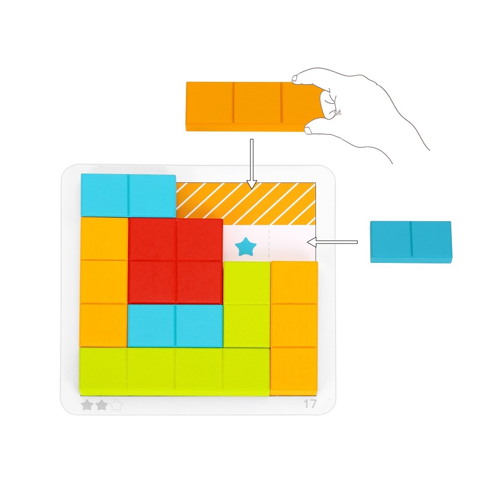TOOKY TOY - ΞΥΛΙΝO ΠΑΙΧΝΙΔΙ ΜΕ ΣΧΗΜΑΤΑ TL676 - Image 3