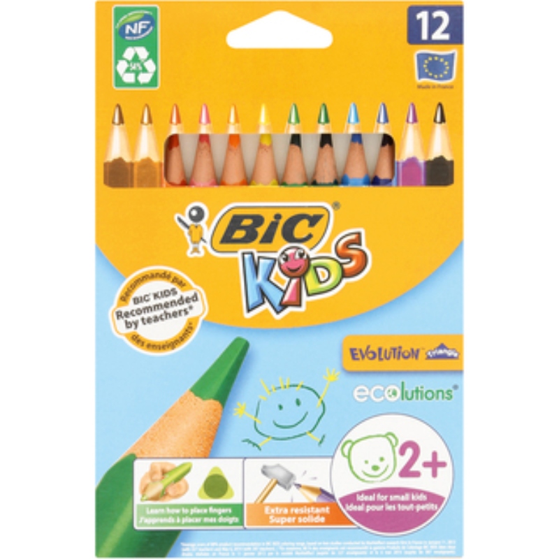BIC KIDS - ΞΥΛΟΜΠΟΓΙΕΣ EVOLUTION TRIANGLEΧΡΩΜΑ B/12 8297356