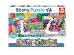 EDUCA - STORY PUZZLE VEHICLES IN THE CITY 18901