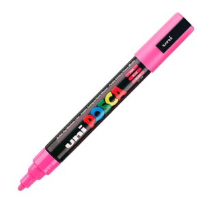 POSCA ΜΑΡΚΑΔΟΡΟΣ ΑΝΕΞΙΤΗΛΟΣ PC-5M ΡΟΖ