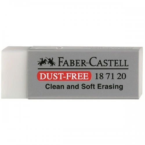 FABER CASTELL - ΣΒΗΣΤΡΑ DUST FREE ΛΕΥΚΗ