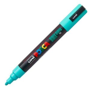 POSCA - ΜΑΡΚΑΔΟΡΟΣ ΑΝΕΞΙΤΗΛΟΣ PC-5M AQUA GREEN PX198036000