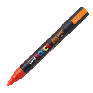 POSCA - ΜΑΡΚΑΔΟΡΟΣ ΑΝΕΞΙΤΗΛΟΣ PC-5M FLUO ORANGE