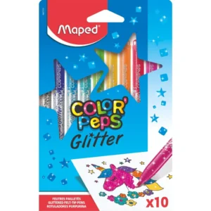 MAPED - ΜΑΡΚΑΔΟΡΟΙ ΜΕ GLITTER 10PCS