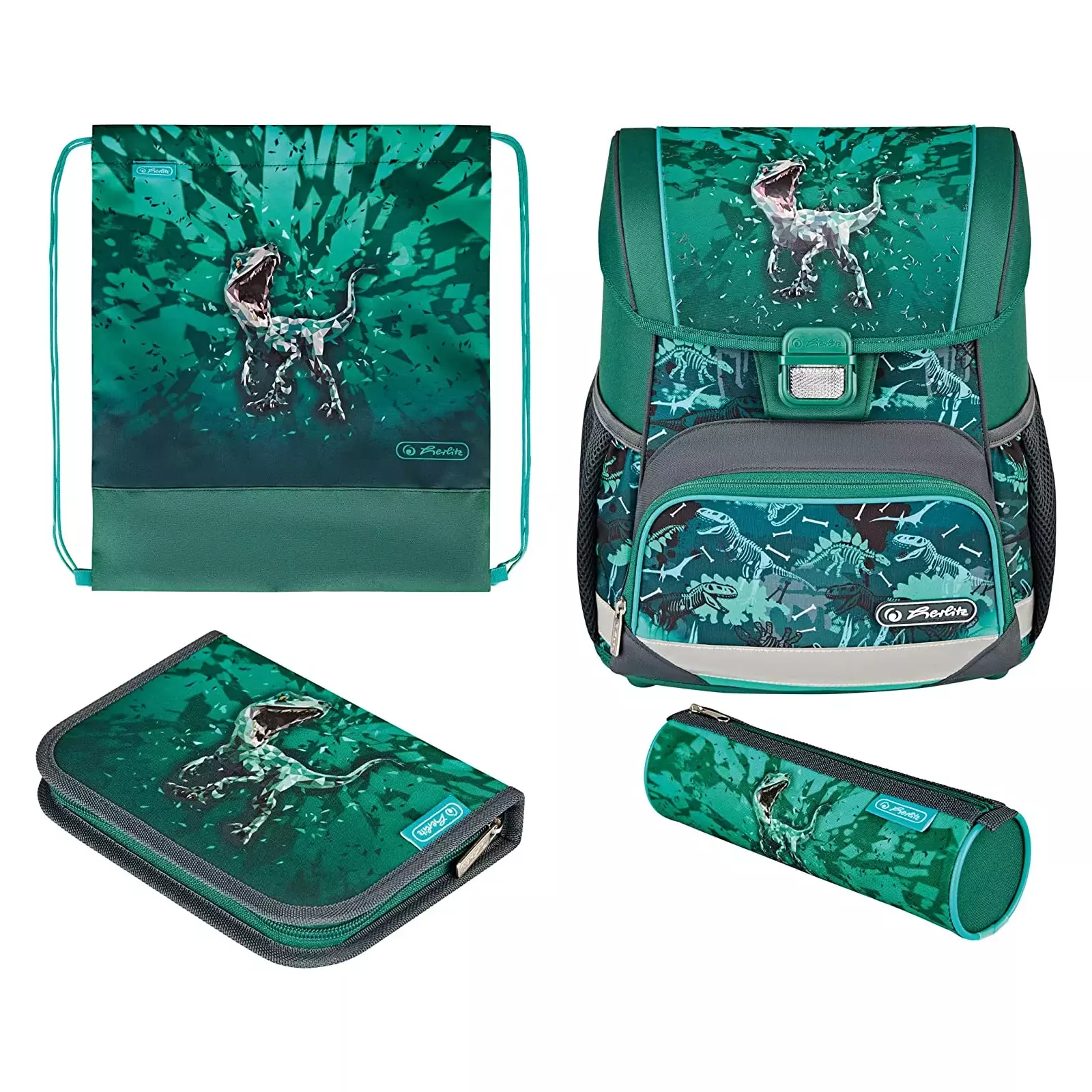 HERLITZ - ΑΝΑΤΟΜΙΚΗ ΤΣΑΝΤΑ ΔΗΜΟΤΙΚΟΥ LOOP PLUS GREEN REX - Image 2