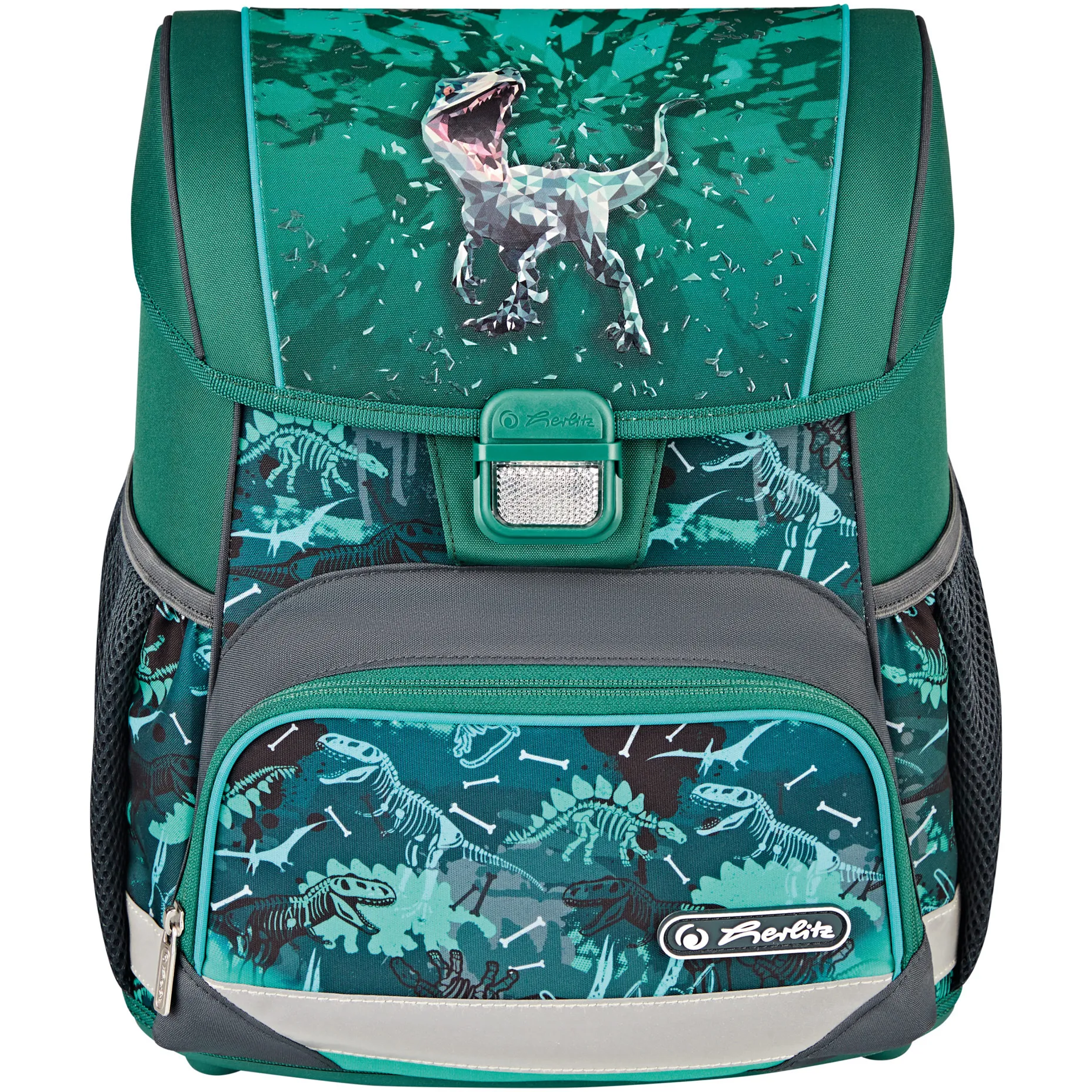 HERLITZ - ΑΝΑΤΟΜΙΚΗ ΤΣΑΝΤΑ ΔΗΜΟΤΙΚΟΥ LOOP PLUS GREEN REX