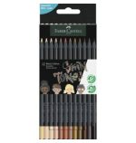 FABER CASTELL - ΞΥΛΟΜΠΟΓΙΕΣ BLACK EDITION 12ΤΜΧ ΑΠΟΧΡΩΣΕΙΣ ΔΕΡΜΑΤΟΣ