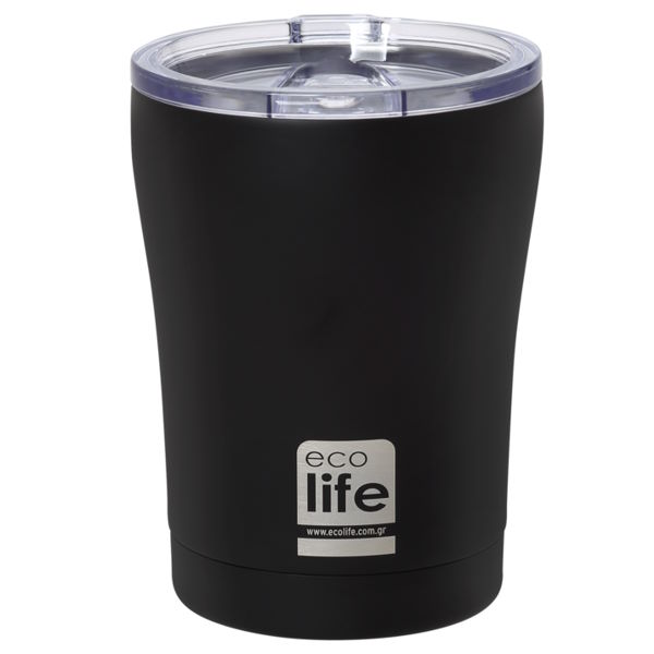ECO LIFE ΘΕΡΜΟΣ ΠΟΤΗΡΙ 300ML ΜΑΥΡΟ