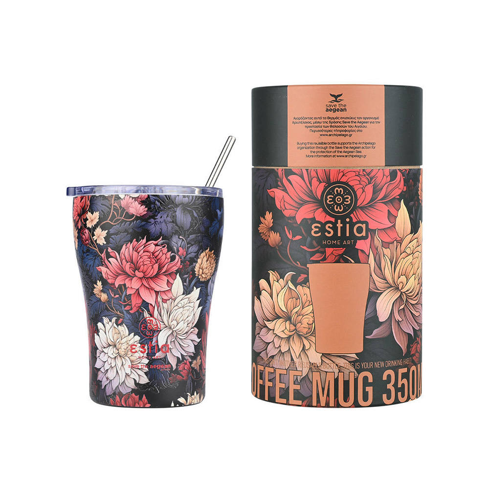 ESTIA ΘΕΡΜΟΣ ΠΟΤΗΡΙ 350ml MIDNIGHT BLOSSOM