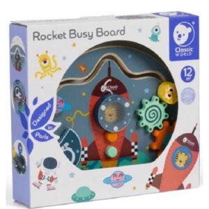 CLASSIC WORLD ROCKET BUSY BOARD