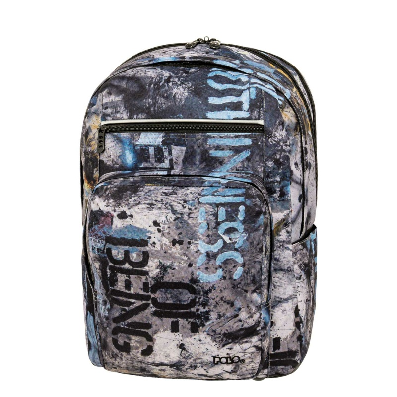 POLO ΣΑΚΙΔΙΟ SLIT BLUE PATTERN