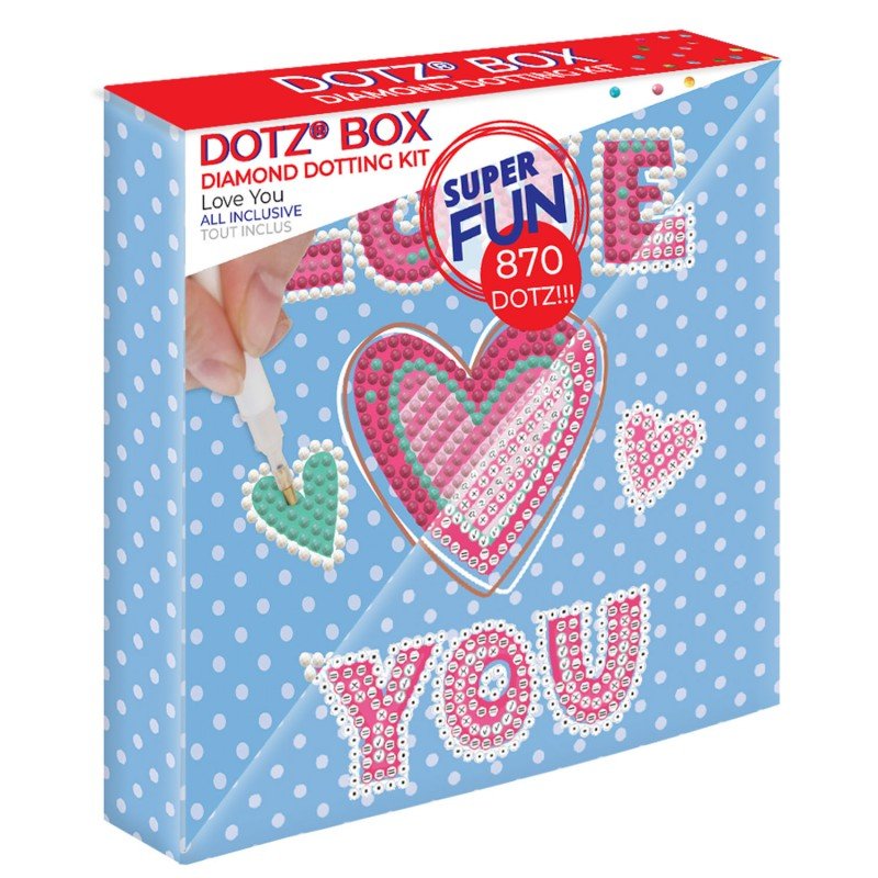 DOTZ BOX LOVE YOU 15X15CM