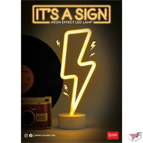 LEGAMI IT'S A SIGN NEON EFFECT LED LAMP FLASH LL0004