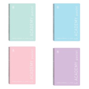 TYPOTRUST ΣΠΙΡΑΛ ACADEMY PASTEL 17X25 3Θ