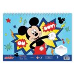 MUST ΜΠΛΟΚ ΖΩΓΡΑΦΙΚΗΣ MICKEY 23X33 40ΦΥΛ  ΑΥΤΟΚ-ΣΤΕΝΣΙΛ- 2ΣΕΛ ΧΡ  2ΣΧ