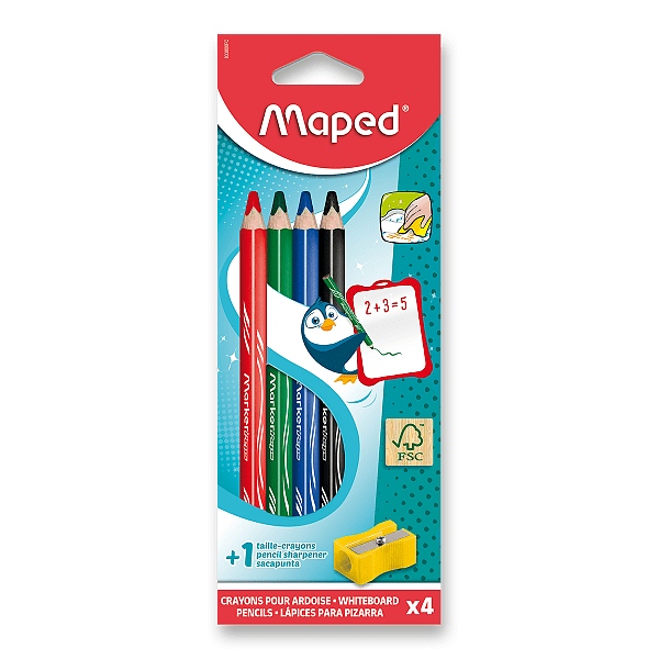 MAPED ΞΥΛΟΜΠΟΓΙΑ ΑΣΠΡΟΠΙΝΑΚΑ 4 ΧΡΩΜΑΤΑ