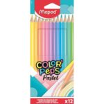 MAPED ΞΥΛΟΜΠΟΓΙΕΣ ΠΑΣΤΕΛ COLOR' PEPS X 12