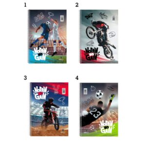 SALKO ΤΕΤΡΑΔΙΟ ΡΙΓΕ 17Χ25 3Θ NO PAIN NO GAIN