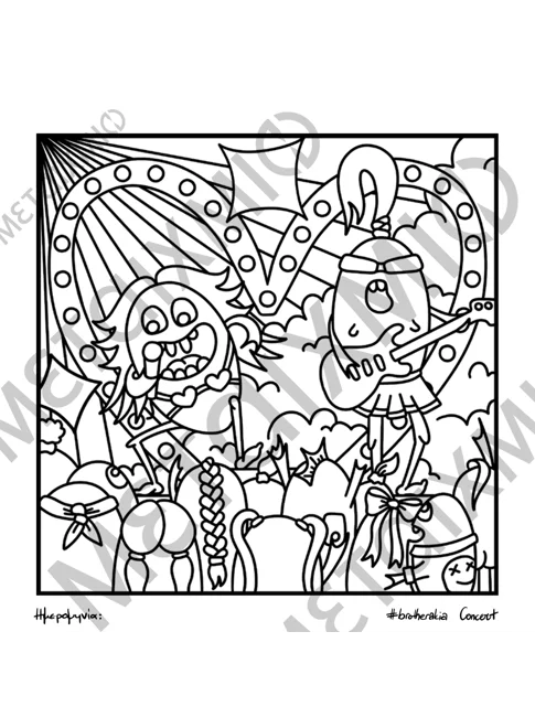 BROTHERAKIA COLORING BOOK ΜΙΚΡΗ ΟΛΛΑΝΔΕΖΑ - Image 2