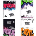 SALKO ΤΕΤΡΑΔΙΟ ΡΙΓΕ 17Χ25 2Θ GRAFFITI