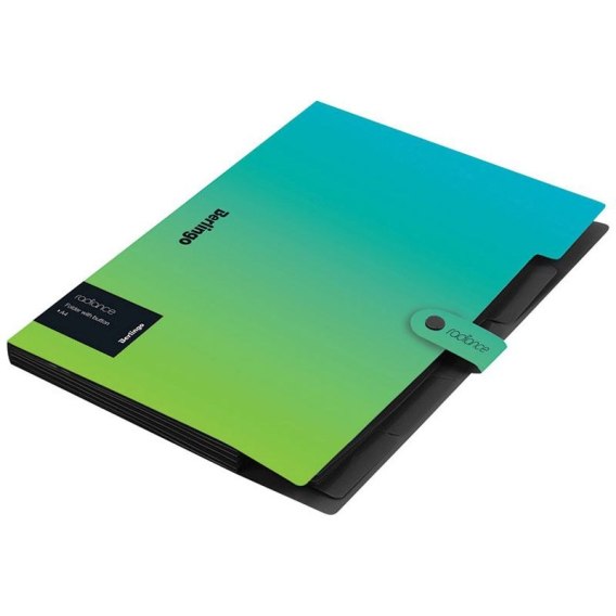 BERLINGO FOLDER 5 ΘΗΚΕΣ ΠΡΑΣΙΝΟ ΜΠΛΕ