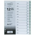 GROOVY ΔΙΑΧΩΡΙΣΤΙΚΑ ΡΡ Α4 JANDEC ΜΗΝΩΝ ΓΚΡΙ