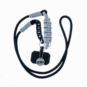 POLO ΚΟΡΔΟΝΙ ΛΑΙΜΟΥ ΓΙΑ ΚΙΝΗΤΟ 927002 2000 ΜΑΥΡΟ ΓΚΡΙ