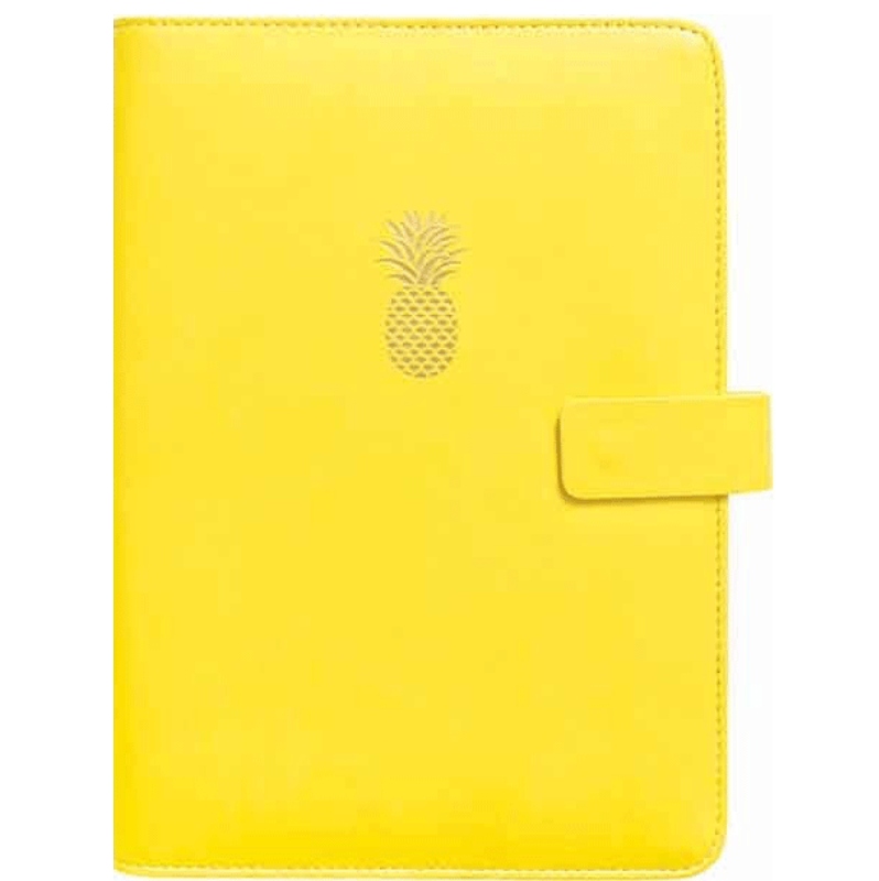 ΣΗΜΕΙΩΜΑΤΑΡΙΟ ORGANIZER YELLOW PINNAPLE SKYMILLER