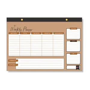 Εβδομαδιαίο planner μεγάλο / Ρενέ 5