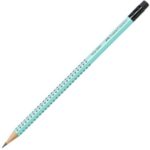 FABER CASTELL  ΜΟΛΥΒΙ GRIP SAGE ME ΓΟΜΑ