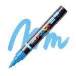 POSCA ΜΑΡΚΑΔΟΡΟΣ PC-5BR 1-4mm Μύτη Πινέλο - light blue