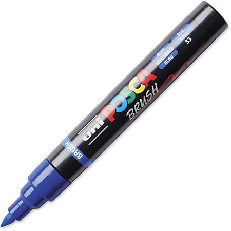 POSCA ΜΑΡΚΑΔΟΡΟΣ PC-5BR 1-4mm Μύτη Πινέλο - blue
