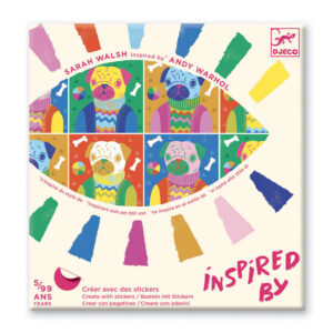 DJECO INSPIRED BY ANDY WARHOL ΑΥΤΟΚΟΛΛΗΤΑ POP ΠΟΡΤΡΑΙΤΑ ΖΩΩΝ