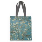 Τσάντα υφασμάτινη σουετ Van Gogh - Almond Blossom