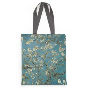 Τσάντα υφασμάτινη σουετ Van Gogh - Almond Blossom