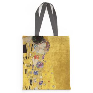 Τσάντα Υφασμάτινη Σουετ Klimt - The Kiss