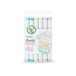 OHUHU MARKERS ΑΛΚΟΟΛΗΣ BRUSH & CHISEL SET 6PCS PASTEL TONE