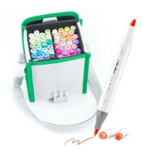 OHUHU MARKERS ΑΛΚΟΟΛΗΣ 48 COL BRUSH CHISEL 48