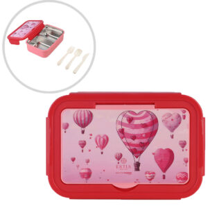 Φαγητοδοχείο Με Χωρίσματα & Κουτάλι & Πιρούνι & Μαχαίρι (Σετ) Estia Save The Aegean Love Ascend 01-33712