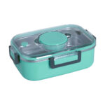 Δοχείο Φαγητού Ecolife Thermos Ορθογώνιο Double Wall 850ml Μπλε