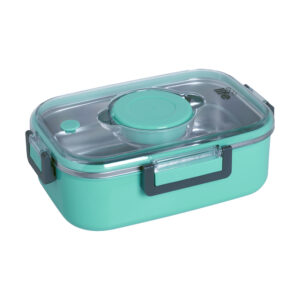 Δοχείο Φαγητού Ecolife Thermos Ορθογώνιο Double Wall 850ml Μπλε