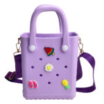 Cactus Τσάντα Βόλτας CROQBAG με διακοσμητικά pins 16x20εκ. ΜΩΒ