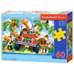 PUZZLE SOFTIES ON SAFARI 60PCS