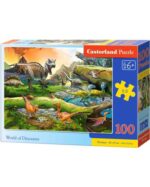 PUZZLE WORLD OF DINOSAURS 100PCS