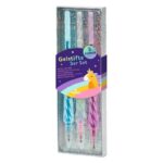HOLOGRAPHIC GEL PENS SET 3